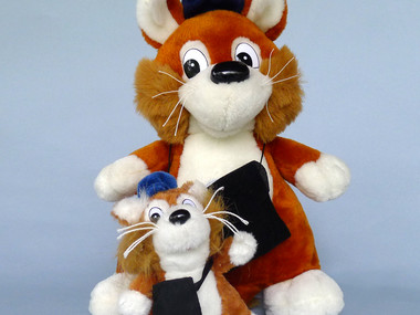 Plush mascot Parkolino available at our shop