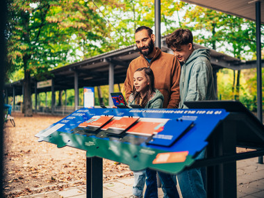 Mitmach-Station am Bahnhof Zoo
