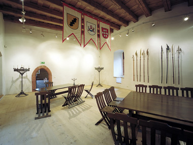 Rittersaal auf der Burg Mildenstein